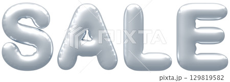 3D画像_風船_SALE_シルバー 129819582