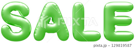 3D画像_風船_SALE_緑 3D画像_風船_SALE_緑 129819587