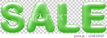 3D画像_風船_SALE_緑 3D画像_風船_SALE_緑 129819587