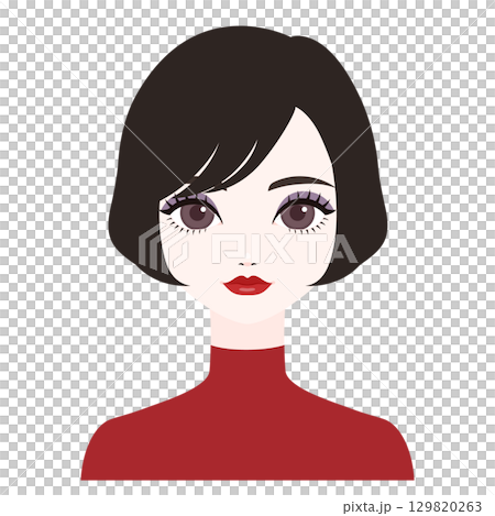 Front facing female face 11 Front facing female face 11 129820263
