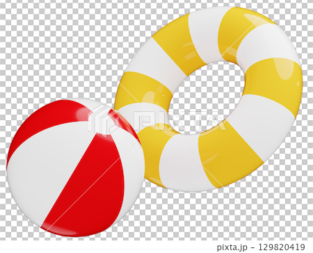 3D_inflatable_beach ball 3D_inflatable_beach ball 129820419