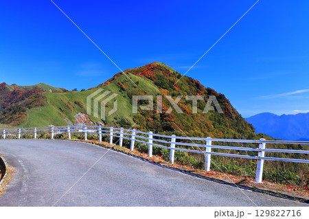 【愛媛県】紅葉した秋の瓶ヶ森(石鎚山) 【愛媛県】紅葉した秋の瓶ヶ森(石鎚山) 129822716