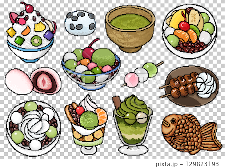 ドット絵甘味処 129823193