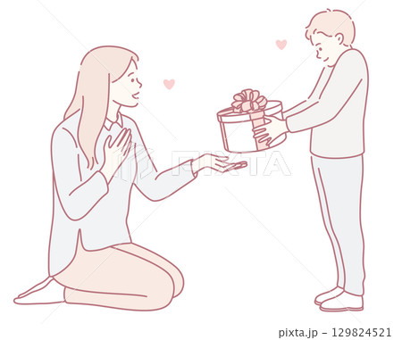 A Heartfelt Gift Exchange and Interaction Between a Loving Child and Their Parent A Heartfelt Gift Exchange and Interaction Between a Loving Child and Their Parent 129824521