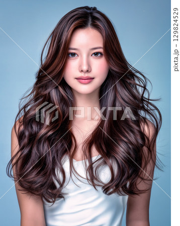 【 ヘアスタイル 見本 】 女性 カットモデル ヘアカタログ ロングヘア ビューティーイメージ 【 ヘアスタイル 見本 】 女性 カットモデル ヘアカタログ ロングヘア ビューティーイメージ 129824529