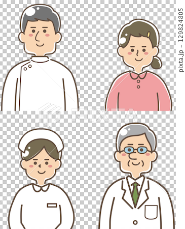 醫療業務插畫集 129824805