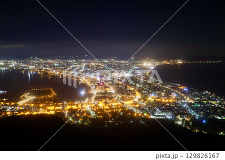 函館山からの夜景(北海道・函館市) 函館山からの夜景(北海道・函館市) 129826167