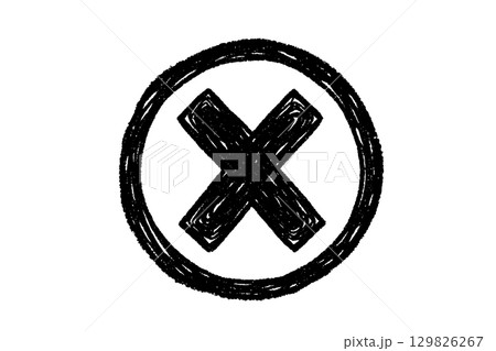 Grunge black NO symbol design Grunge black NO symbol design 129826267