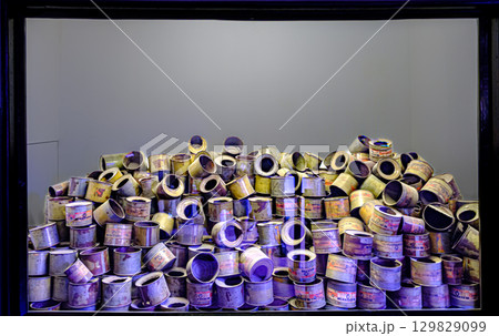 Cans of Zyklon B at Auschwitz Museum Cans of Zyklon B at Auschwitz Museum 129829099