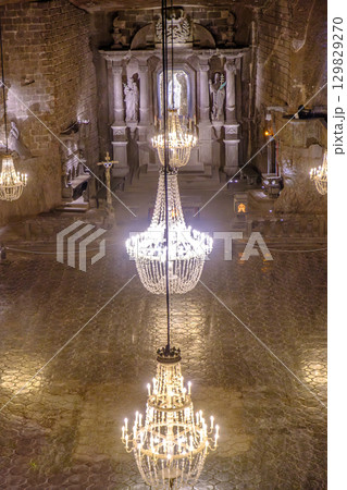 Chapel of St. Kinga in Wieliczka Salt Mine 129829270