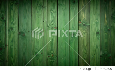 《AI画像》緑色の板材の背景素材 129829800
