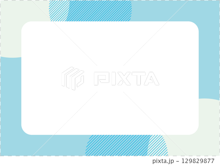 丸とストライプのシンプルな背景イメージ 丸とストライプのシンプルな背景イメージ 129829877