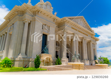 The theater building. 129830260
