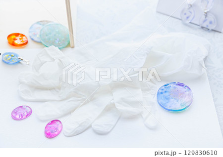 ニトリル手袋 129830610