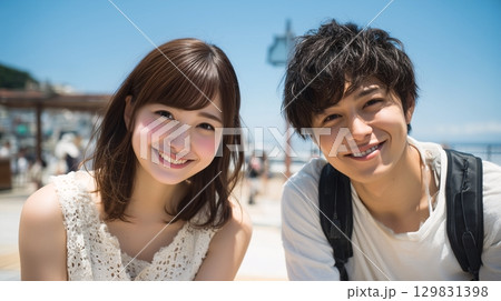 カップルの夏の思い出 129831398