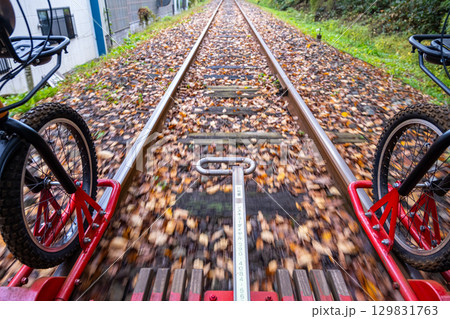 【#岐阜】自転車トロッコ 129831763