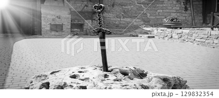 Old Sword in the stone 129832354