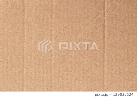 Brown cardboard sheet abstract background, texture of recycle paper box in old vintage pattern for design art work. 129833524