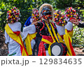 肥前佐賀の秋祭り－母ヶ浦面浮立 129834635