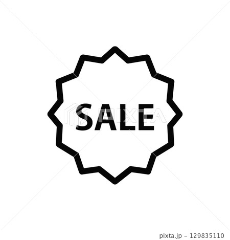 セールバッジアイコン / Sale Badge Icon セールバッジアイコン / Sale Badge Icon 129835110
