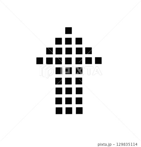 上向きピクセル矢印 / Pixel Up Arrow Icon 上向きピクセル矢印 / Pixel Up Arrow Icon 129835114