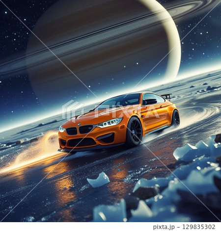 惑星と車 惑星と車 129835302