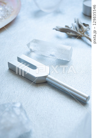 クリスタルヒーリング 水晶 音叉 クリスタルヒーリング 水晶 音叉 129835546