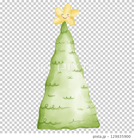 Fruit Christmas tree Fruit Christmas tree 129835900