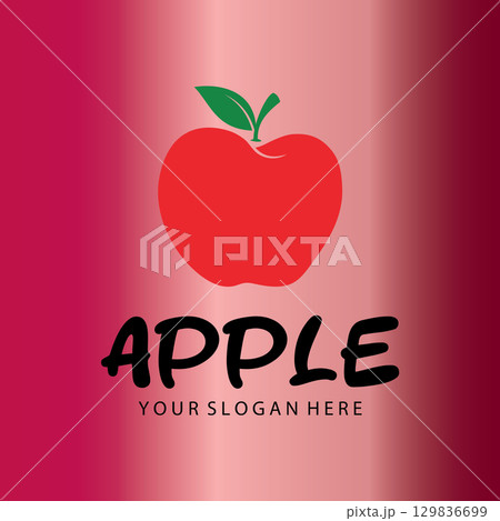 Iconic Apple Inspired Emblem 129836699
