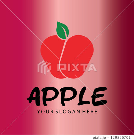Iconic Apple Inspired Emblem 129836701