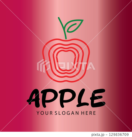 Iconic Apple Inspired Emblem Iconic Apple Inspired Emblem 129836709
