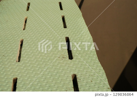 エアコン室外機遮熱板　DIY 129836864