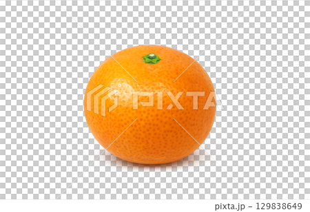 橘子插畫逼真的橘子 129838649