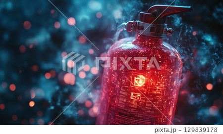 Be prepared for emergencies with a cyber fire extinguisher 129839178