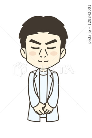 医療従事者の人物 イラスト素材 医師 医療従事者の人物 イラスト素材 医師 129842001