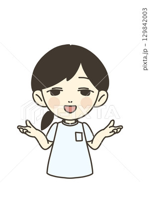 医療従事者の人物 イラスト素材 看護師 医療従事者の人物 イラスト素材 看護師 129842003