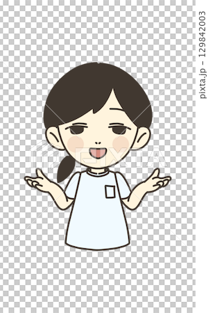 医療従事者の人物 イラスト素材 看護師 医療従事者の人物 イラスト素材 看護師 129842003