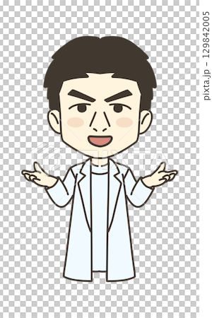 Medical worker illustration material doctor 129842005