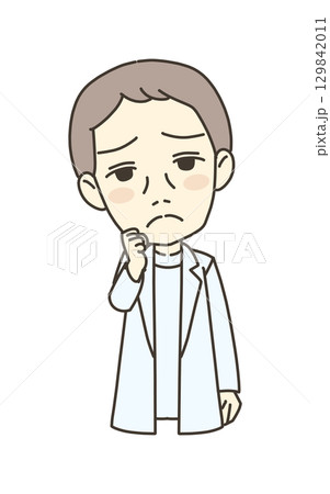 医療従事者の人物 イラスト素材 医師 医療従事者の人物 イラスト素材 医師 129842011