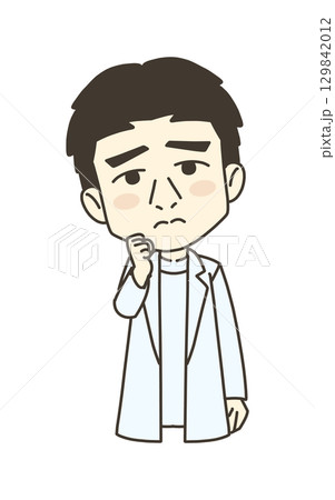 医療従事者の人物 イラスト素材 医師 医療従事者の人物 イラスト素材 医師 129842012