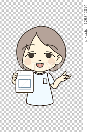 Medical worker illustration material nurse 129842014