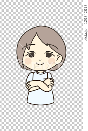 Medical worker illustration material nurse 129842018