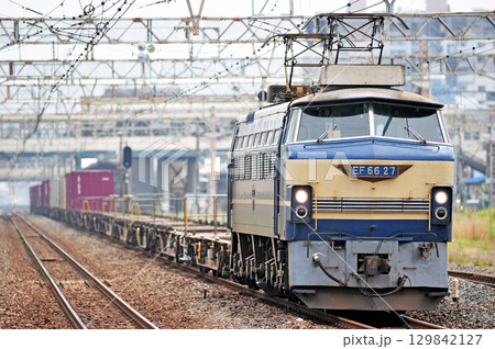 東海道本線 平塚 JR貨物 EF66-27(吹田) 東海道本線 平塚 JR貨物 EF66-27(吹田) 129842127