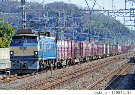 東海道本線　大磯－二宮　JR貨物　EF66-36（吹田） 129842153