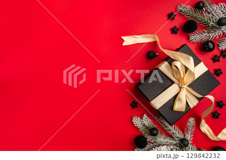 Christmas and Happy New background Christmas and Happy New background 129842232