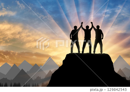 Concept of teamwork and trust Concept of teamwork and trust 129842543