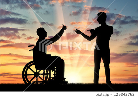 Concept of persons with disabilities in society 129842762