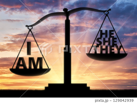 Selfish and egoist concept 129842939