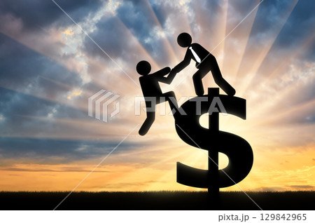 Concept of business team Concept of business team 129842965