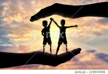 Help and care Children with disabilities 129843096